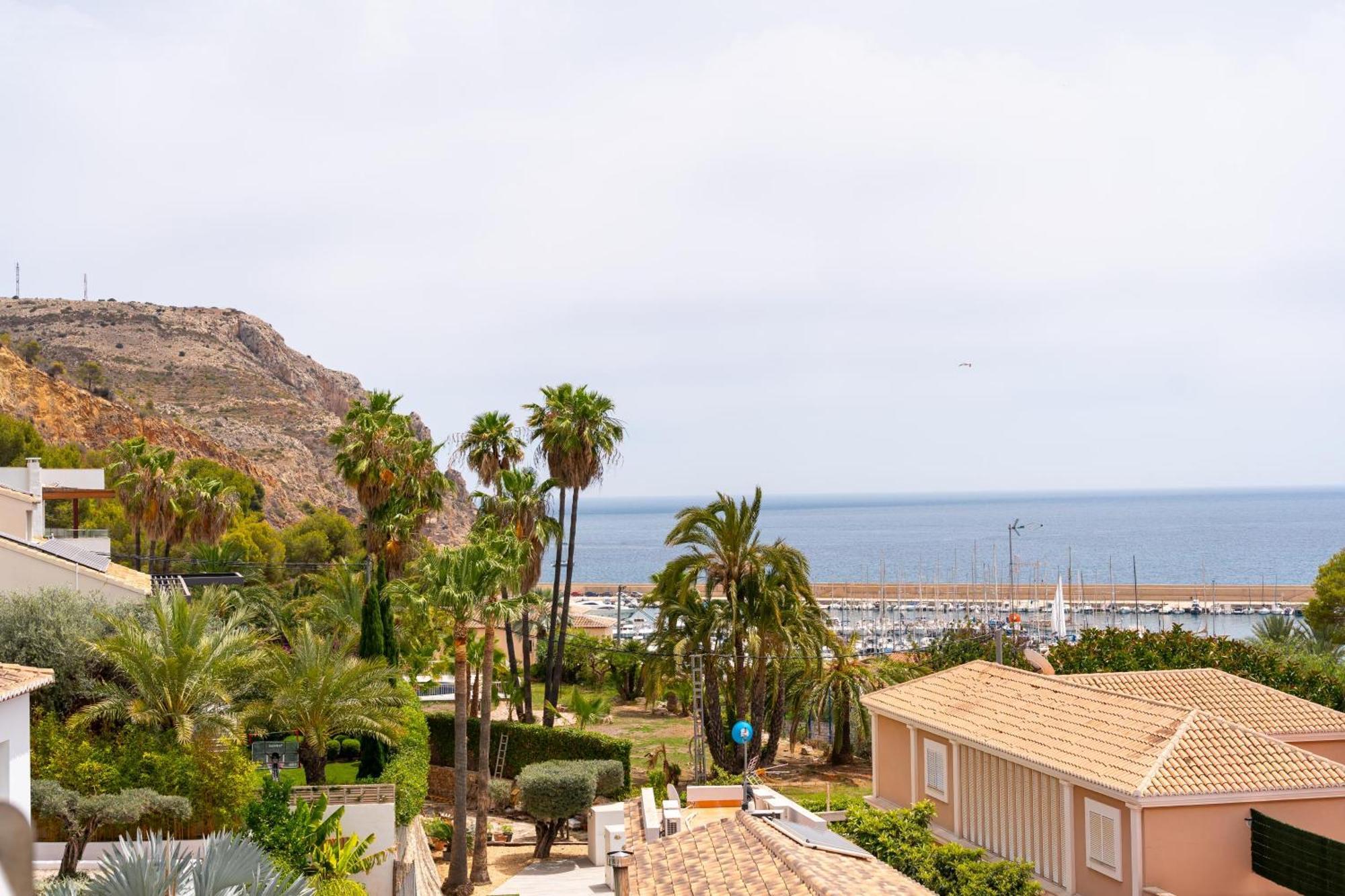 Javea Port Townhouse With Amazing Sea Views & Communal Pool Villa Kültér fotó