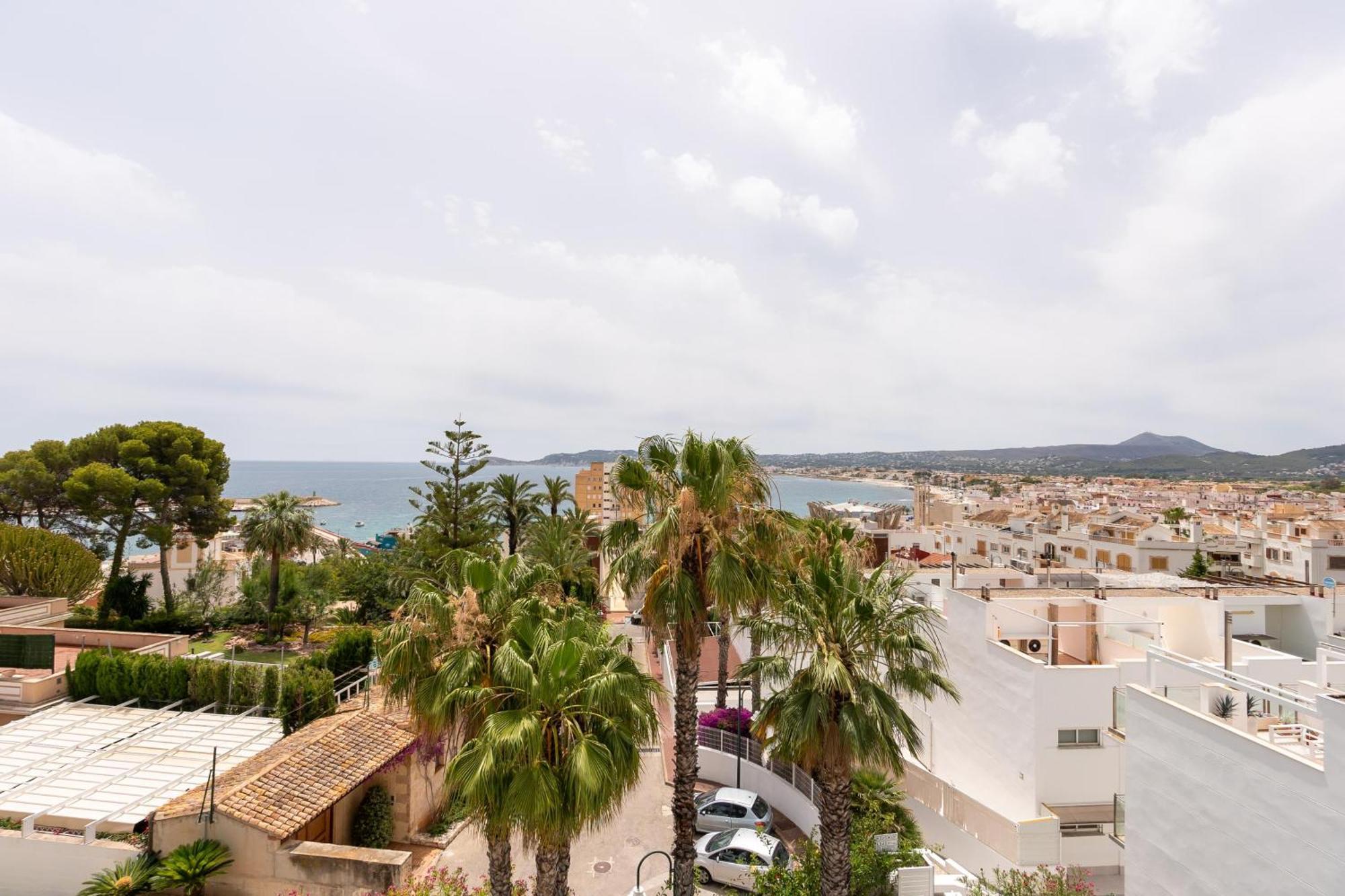Javea Port Townhouse With Amazing Sea Views & Communal Pool Villa Kültér fotó