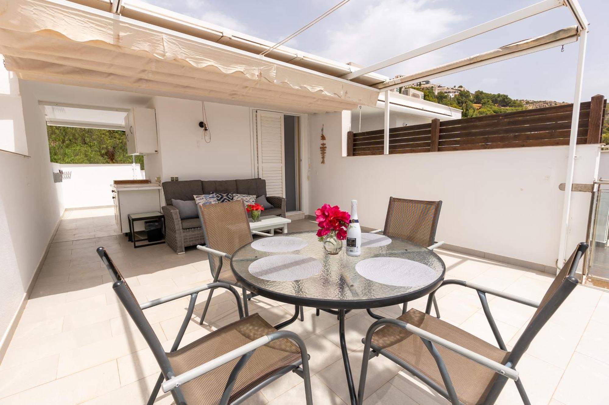 Javea Port Townhouse With Amazing Sea Views & Communal Pool Villa Kültér fotó
