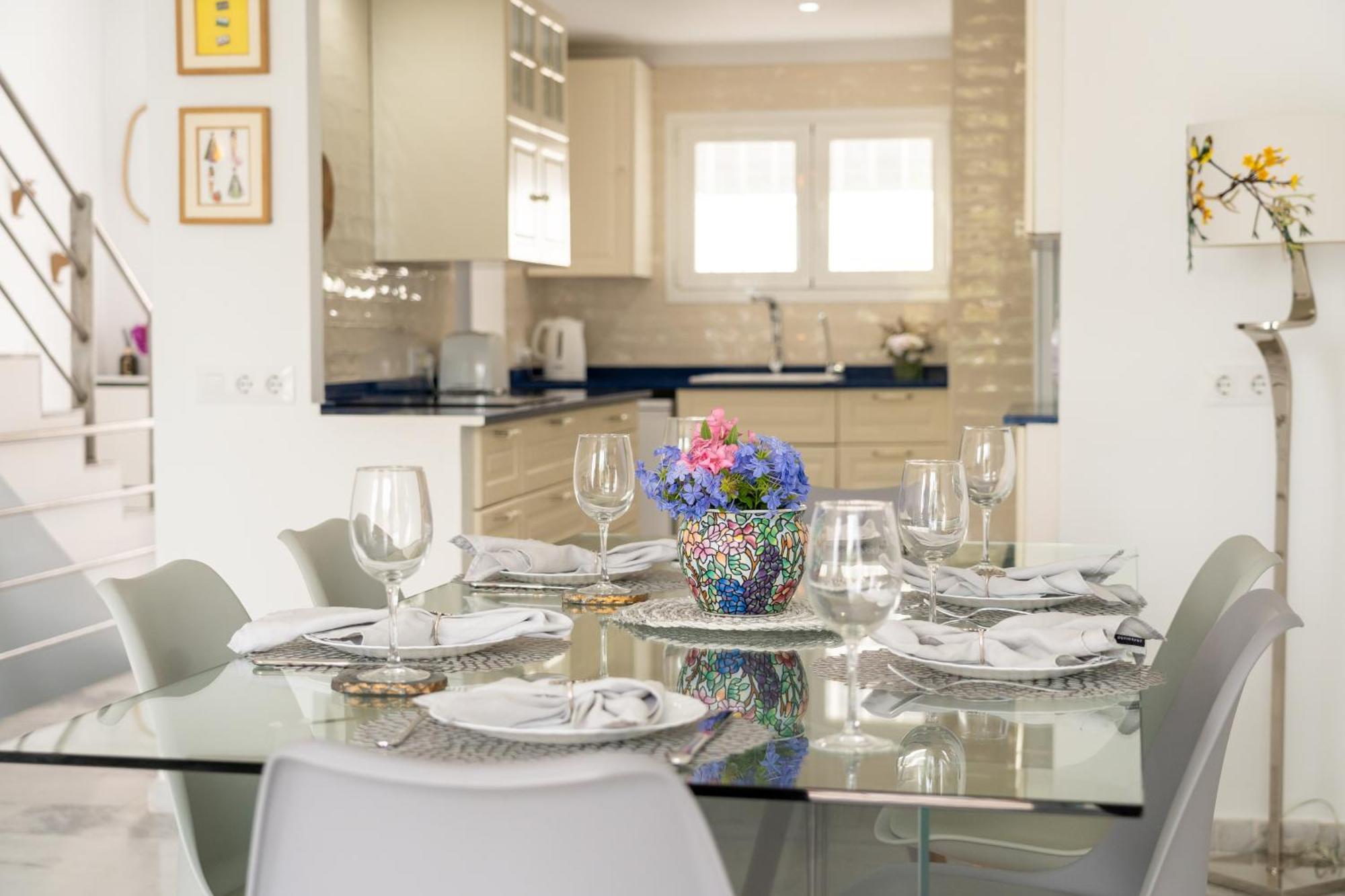 Javea Port Townhouse With Amazing Sea Views & Communal Pool Villa Kültér fotó